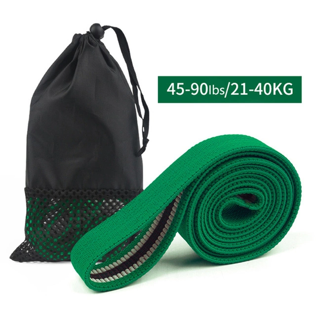 Training Gym Equipment Fabric Long Resistance Bands for Fitness Yoga Assisted Stretching