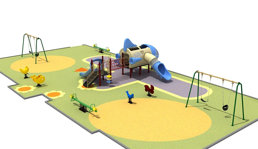 300/500/1000m2 Unpowered Children Park Solution Play Area Design Kids Amusement Park Products Theme Park Games Commercial Outdoor Playground Equipment for Sale