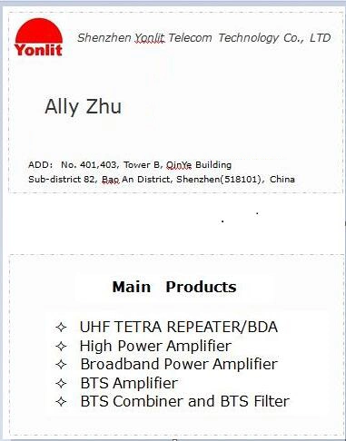 50dBm 1.0-1.1GHz RF PA for Jammer Repeater with X Band S Band Cband Ku Band